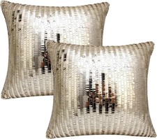 Silver Cushion Covers - 2pcs