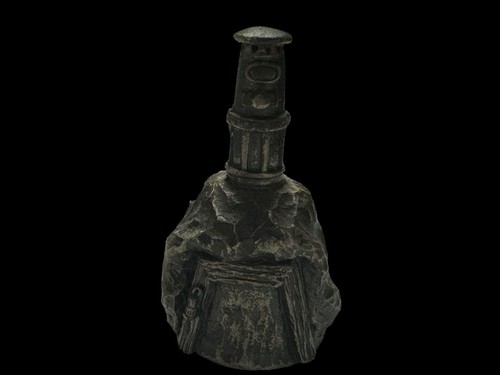 Vintage pewter thimble - pewter, hut
