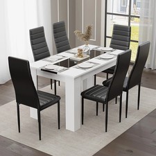 Wooden Dining Table and Chairs