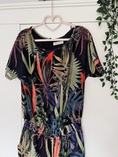 Traffic People Jumpsuit Size M Size 10  Botanical Tropical Zara Next