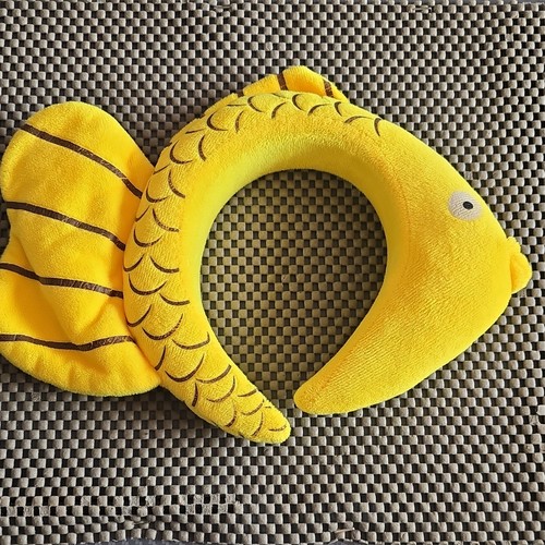 Yellow fish shaped padded - fish,