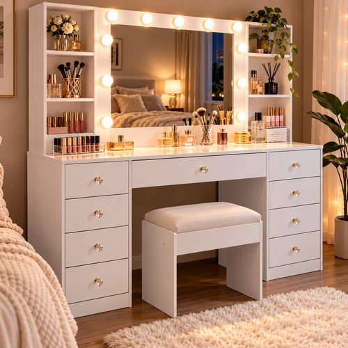 Dressing table with led - dressing,