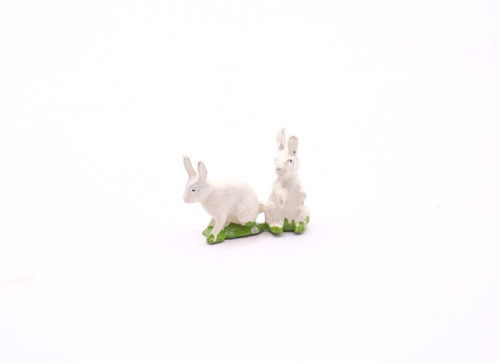 Hand painted pewter - painted, miniature