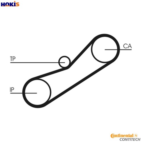 Timing belt kit - kit, ct950k1