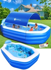 Inflatable Pool with Canopy