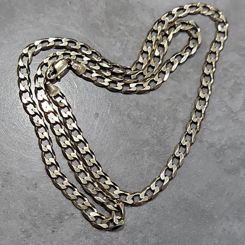 9ctyellow gold inch - inch, curb