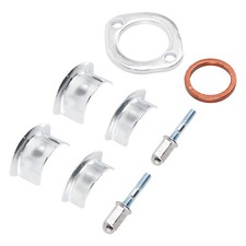 EXHAUST FLANGE STUDS NUTS GASKET COLLETS FITTING KIT FOR HONDA CB125 XL125 CG125