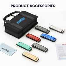 EASTTOP Harmonica Set of 7