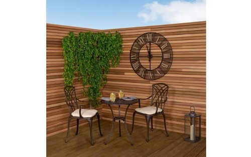 Cast aluminium bistro - bistro, table