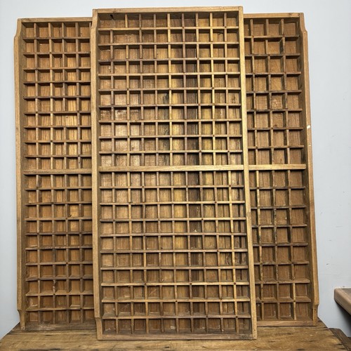 Vintage wooden printers tray - vintage,