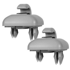 2pcs Sun Visor Gray Clip