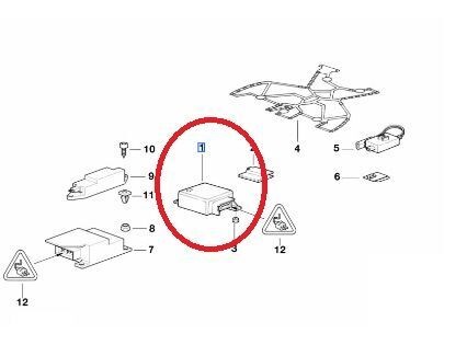 Bmw airbag ecu - airbag, 3