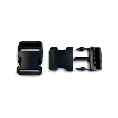 50mm black plastic - 10,