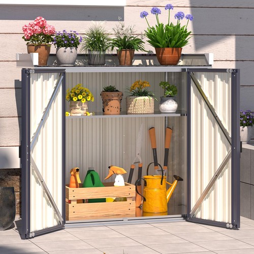 Metal garden storage - garden,