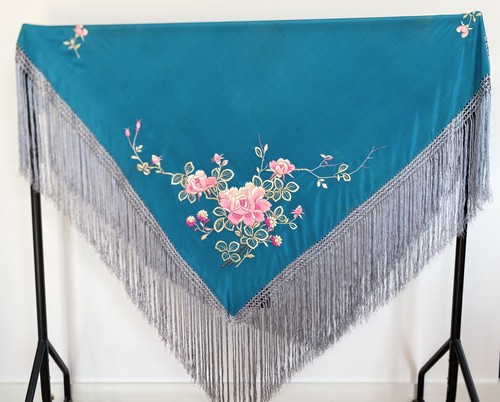Extra large antique silk piano - extra,