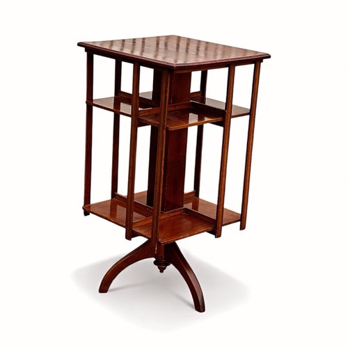 Edwardian mahogany revolving - edwardian,