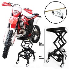 Professional Hydraulic MX Motorcross Bike Motorcycle Lift Scissor With Wheels