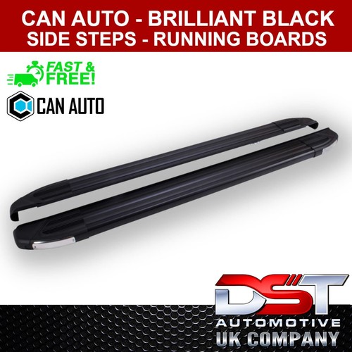 Brilliant black running board - black,