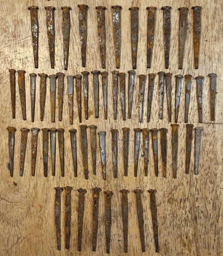 Antique iron nails - 60,