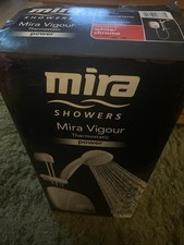 MIRA VIGOUR THERMOSTATIC POWER SHOWER . White & Chrome . 1.1532.353 . New 
