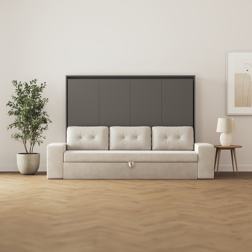 Murphy bed 160x200 horizontal - 160x200,