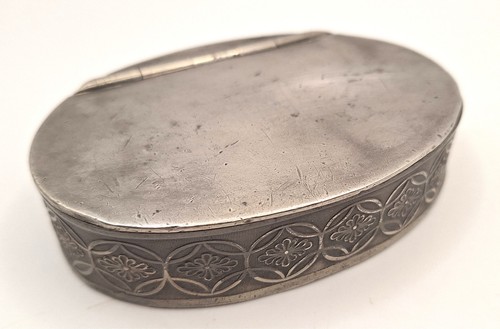 Antique oval edwardian - antique, pewter