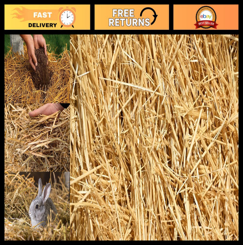 100 natural wheat straw bale - 100%,