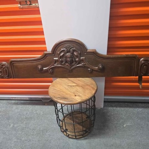 Antique hand carved oak - antique, hand-carved