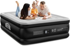 Airefina King Inflatable Air Mattress,Air Bed with Built-in Electric Pump