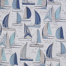 Sailboats Fabric | 100% Cotton