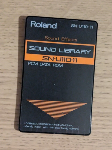 Roland sound library - sound,