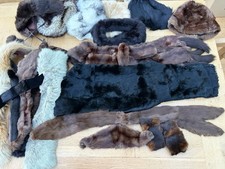 Vintage Real Fur Job Lot: 6