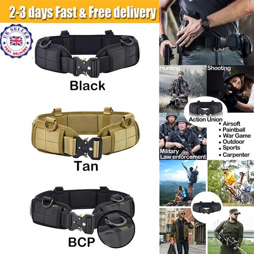 Tactical military molle belt - military,