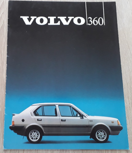 Volvo 360 hatchback brochure - volvo,