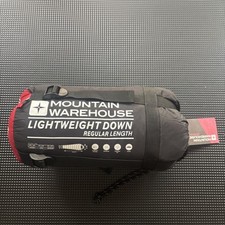 Mountain Warehouse Extreme Lightweight Down Mummy Sleeping Bag Regular Length
