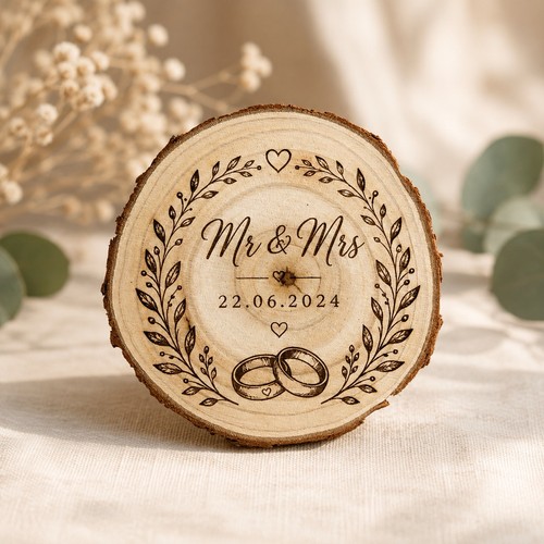 Personalized wooden wedding - personalized,