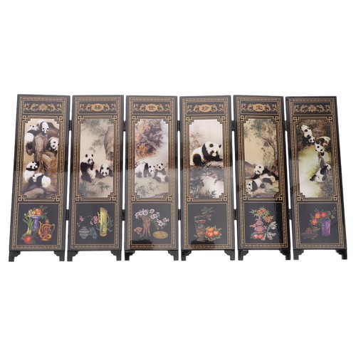Transparent folding screen - ,