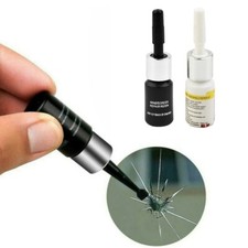2*Glass Repair Kit Remove Window-Scratch & Marks On Car Windscreen NEW