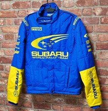 Subaru World Rally Team Men's Racing Pirelli Jacket Coat Impreza Sparco 555