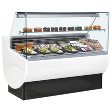 NEW SERVE OVER SLIMLINE FRIDGE DELI CAFE COUNTER & UNDERSTORAGE 1280mm £1540+VAT