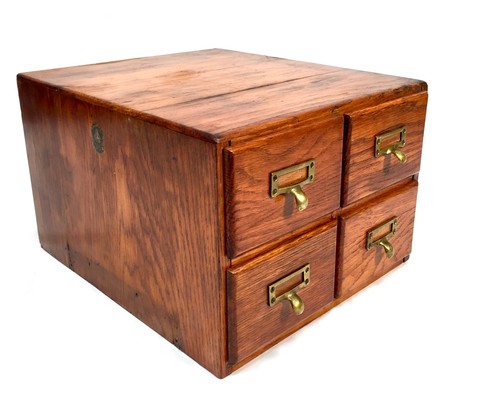 Antique wooden desktop oak - desktop,