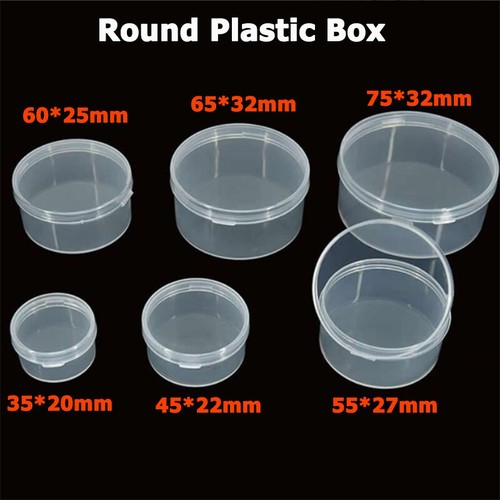 Round clear lidded - round,