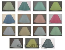 9" Cotton Coolie Lampshade Ceiling Light Pendant Table Lamp Shade 15 COLOURS NEW