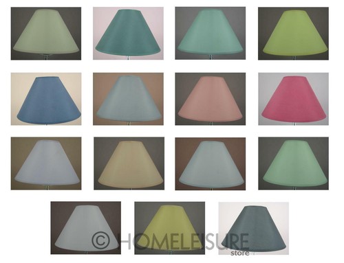 Cotton coolie lampshade - cotton,