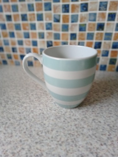 Sainsburys blue white - white, striped