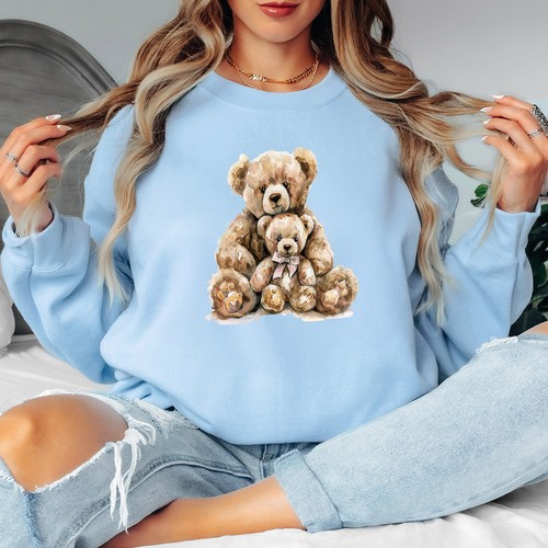 Watercolor teddy bear family - watercolor,