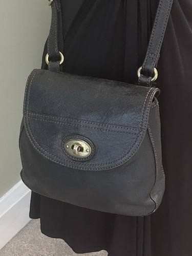 Fossil vintage black - , leather