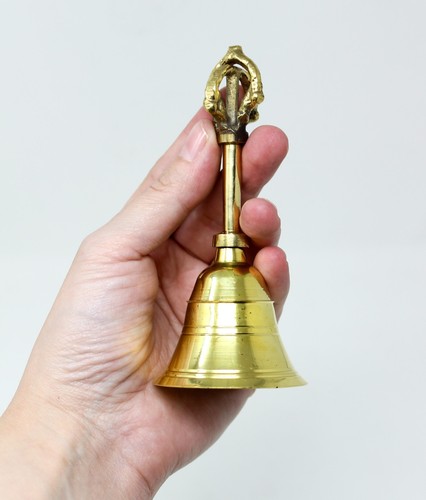 Brass church service bell - brass,