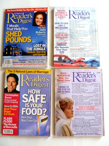 Reader digest magazines - 4, x