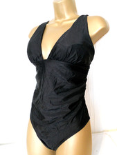 BLACK H&M MATERNITY SWIMSUIT SIZE M SWIMWEAR